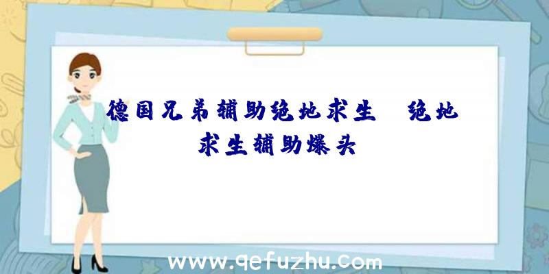 「德国兄弟辅助绝地求生」|绝地求生辅助爆头